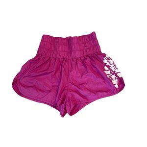 FREE People FP Movement The Way Home Shorts L Vivacious Violet Pink Athleisure